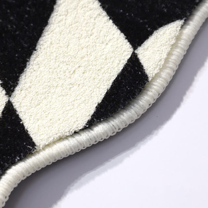 Skanto | Curvy Checker Mini-Tufting-Teppich