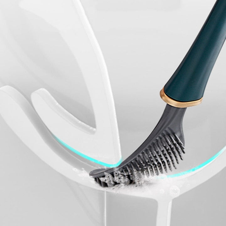 🔥 Moderne Flexible Silikon-Toilettenbürste