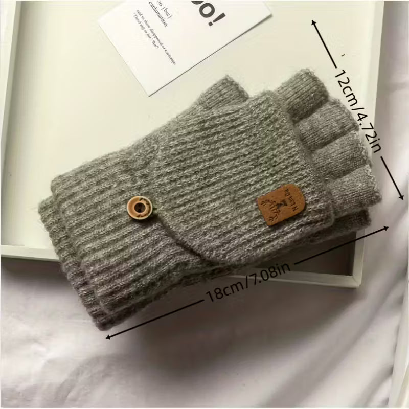 Skanto | Herren WinterPro Fingerlose Handschuhe – Dick, warm und bequem