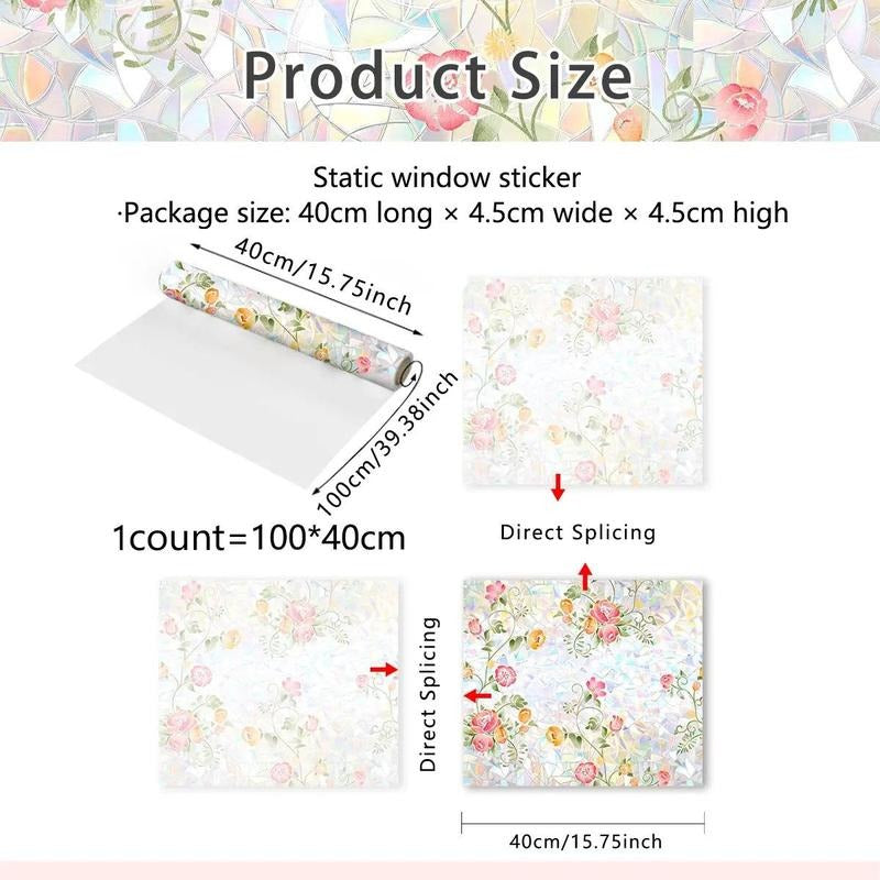 Skanto | Elegante Blumen-Fensterfolie