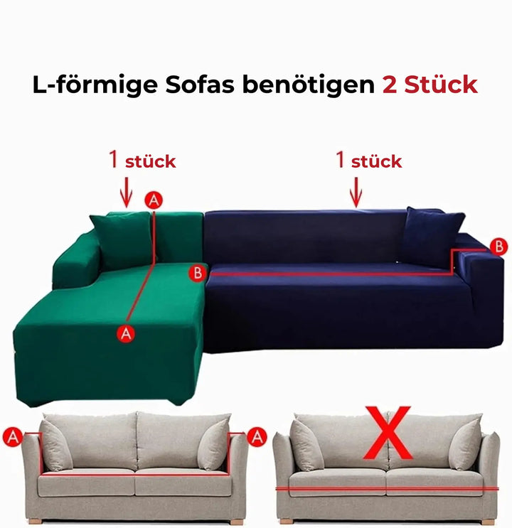 Skanto | SofaGuard™ | Elastischer Samt-Sofabezug, der Ihnen Geld spart