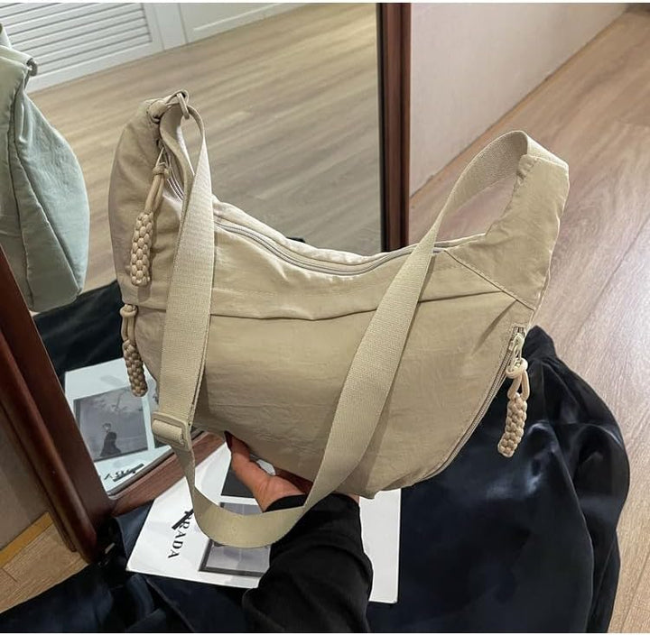 Skanto | EVERCARRY – Nylon-Umhängetasche mit intelligenten Fächern für den täglichen Gebrauch