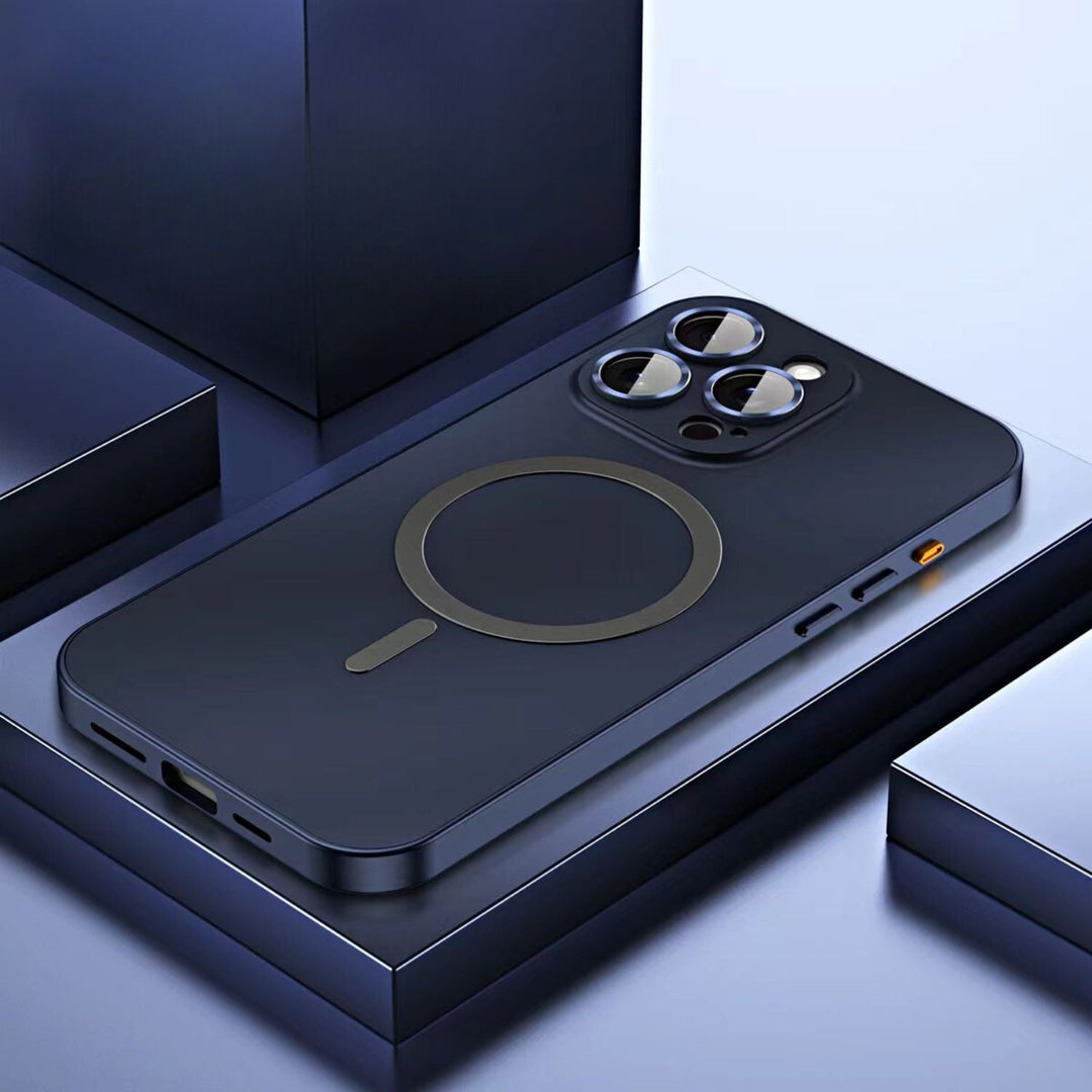 Skanto | Magnetische Metallhülle für iPhone – Robuster Schutz mit schlankem Design und MagSafe-Kompatibilität