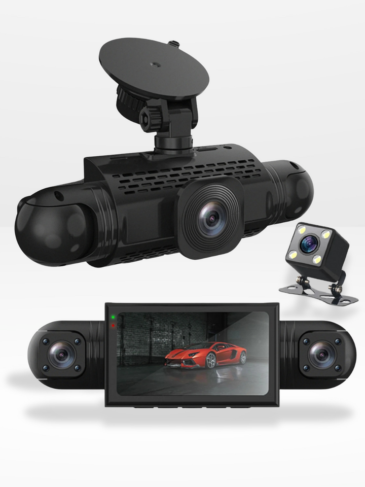 Skanto | 360°-Auto-Dashcam | DashGard Pro CX360 | Full HD Fahrrekorder mit Nachtsicht & Parkmonitor