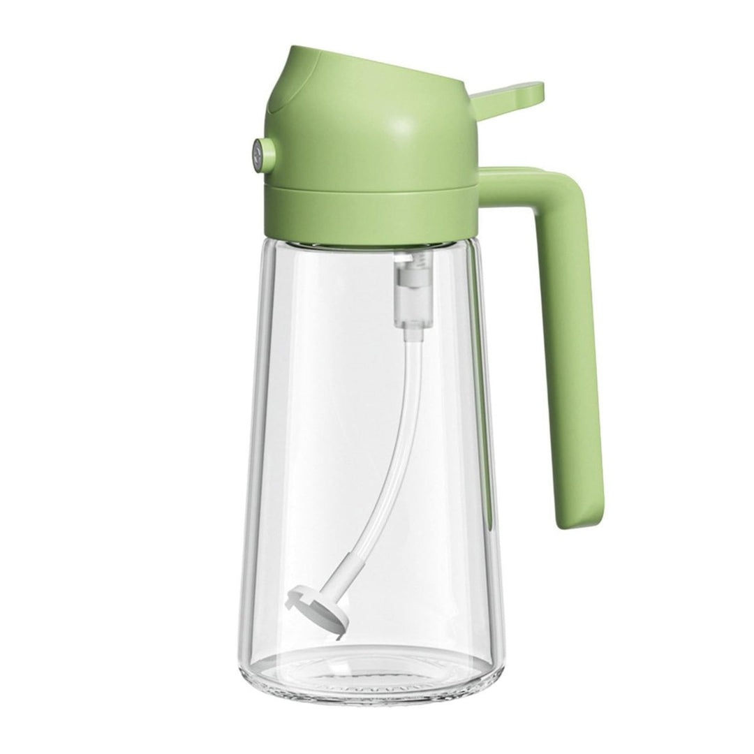 Skanto | 2-in-1 Ölspenderflasche | Ölpumpen & Spender | Gesundes Kochen
