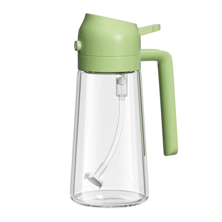 Skanto | 2-in-1 Ölspenderflasche | Ölpumpen & Spender | Gesundes Kochen