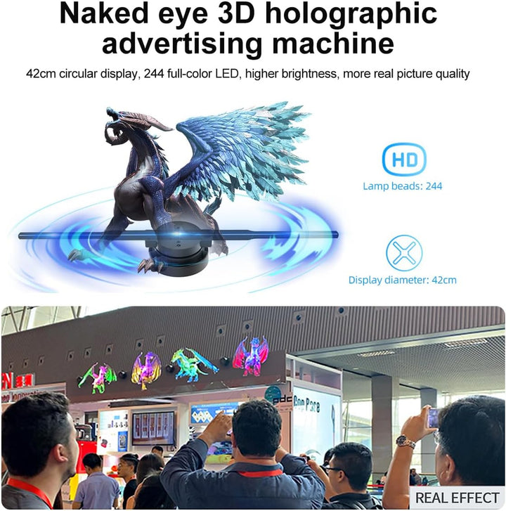Skanto | 3D Hologramm LED-Lüfter-Projektor