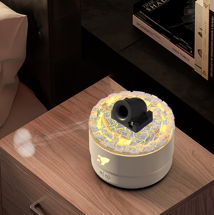 Skanto | Cannon Luftbefeuchter Aroma Diffusor Wassernebel Nachtlicht Lava Perfektes Geschenk