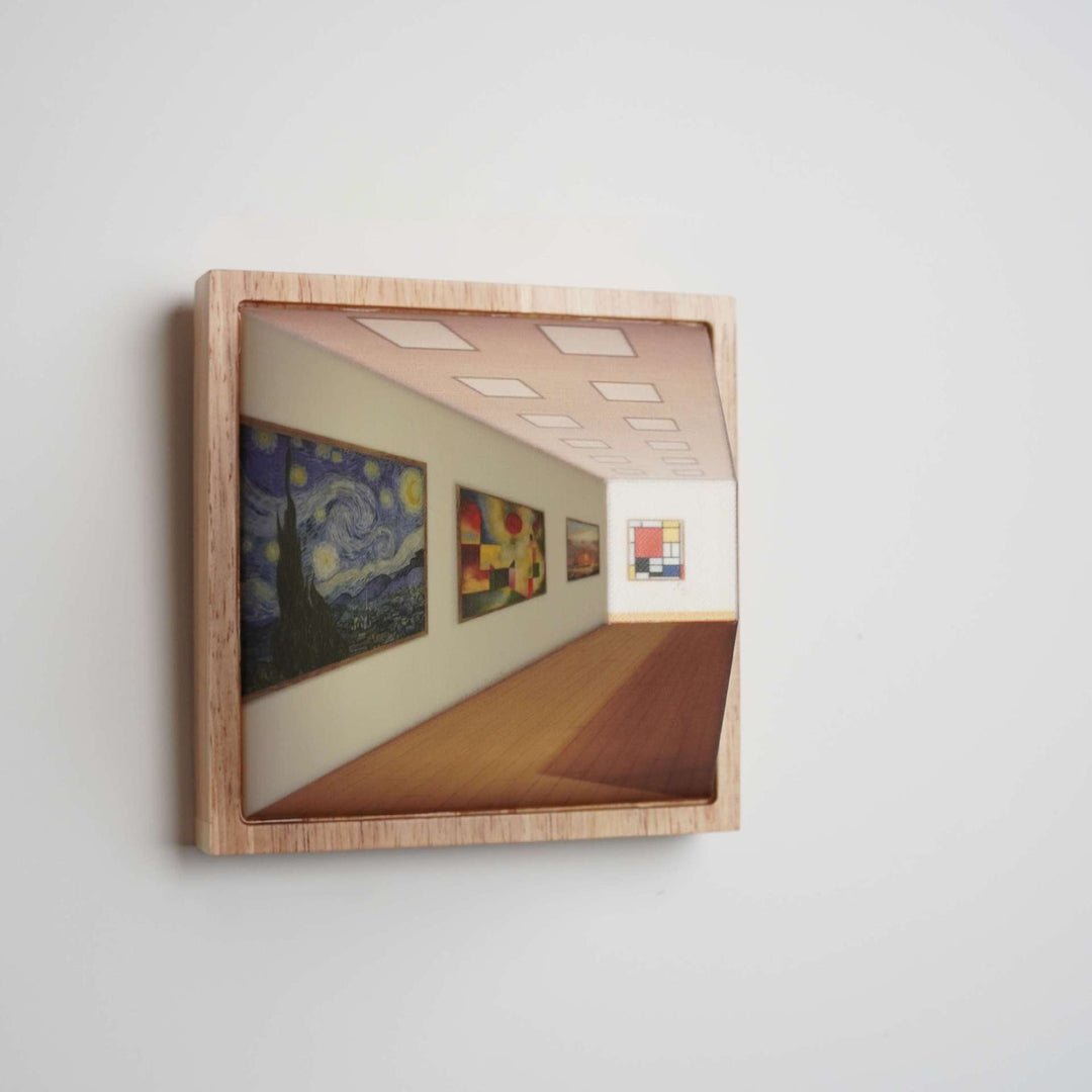 Skanto | 3D Brillenlose Galerie Optische Illusion Wandlampe & Nachtlicht