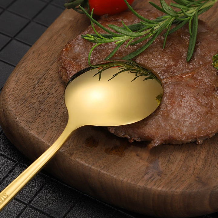 Skanto | RoyalGlimmer Gold-Besteckset – Gold-Besteckset für eine luxuriöse Tischdekoration