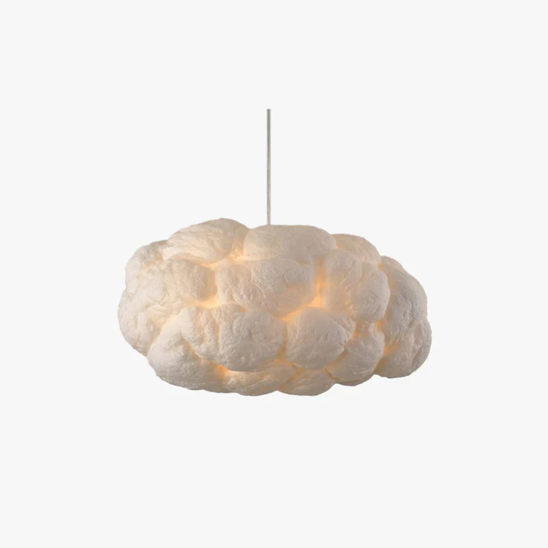 Skanto | Design Wolken-LED-Pendelleuchte Weiß PVC/Baumwolle - Nimbus
