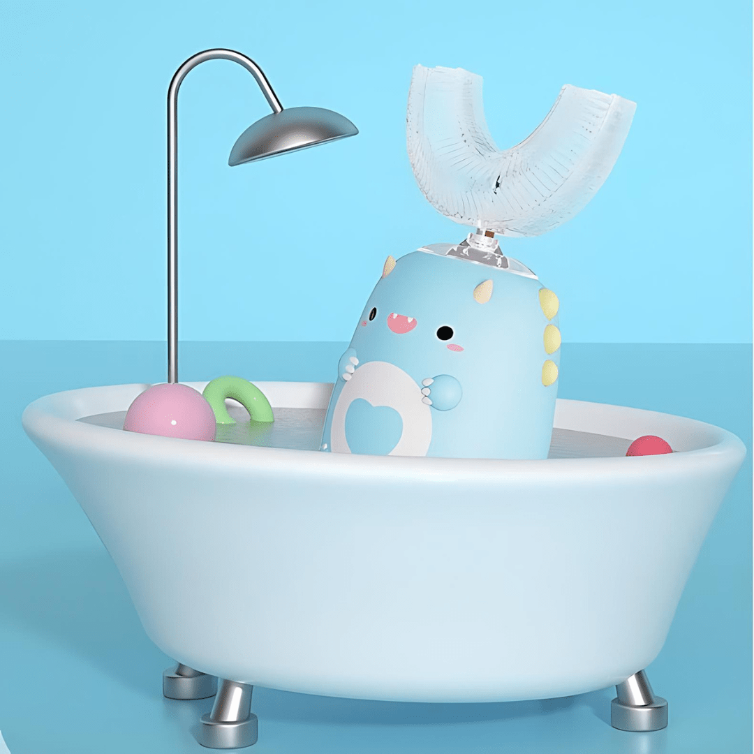 Skanto | DINO BRUSH – Elektrische Kinderzahnbürste mit 360°-Reinigung