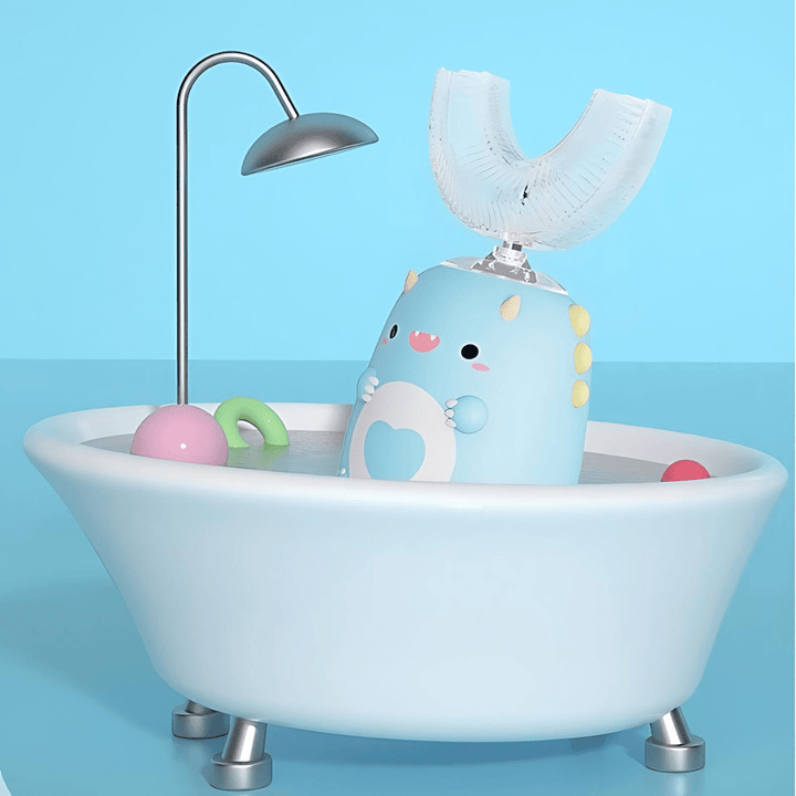 Skanto | DINO BRUSH – Elektrische Kinderzahnbürste mit 360°-Reinigung