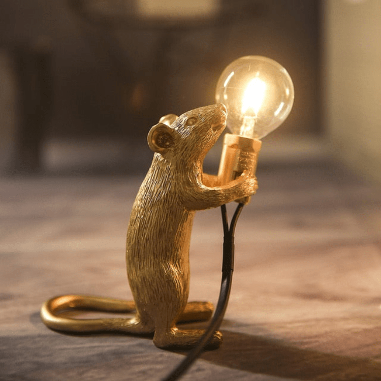 Skanto | Doctor Mousey – Originelle Designer-Mauslampe für Tisch oder Regal