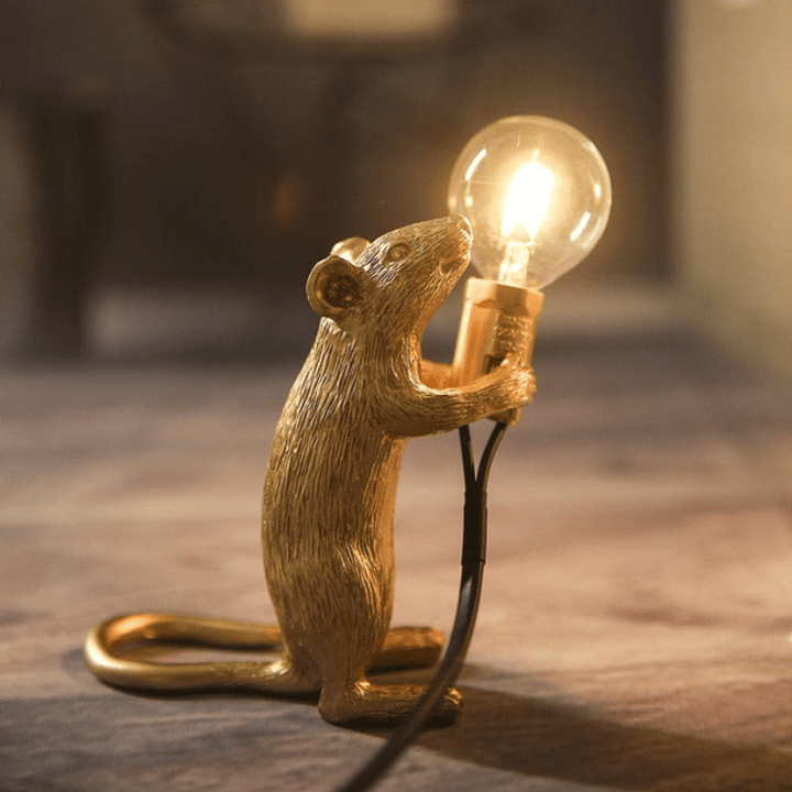 Skanto | Doctor Mousey – Originelle Designer-Mauslampe für Tisch oder Regal