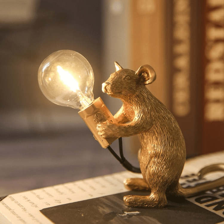 Skanto | Doctor Mousey – Originelle Designer-Mauslampe für Tisch oder Regal