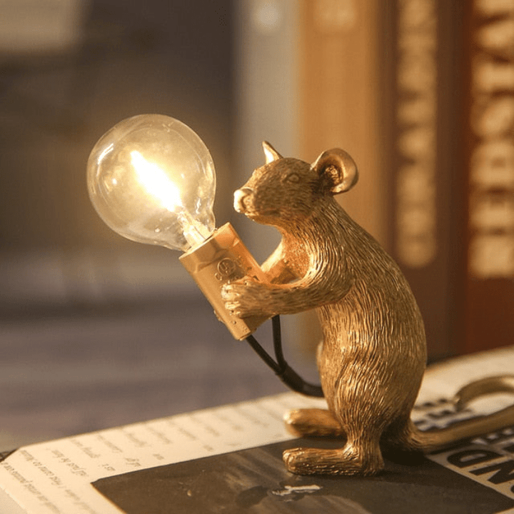 Skanto | Doctor Mousey – Originelle Designer-Mauslampe für Tisch oder Regal