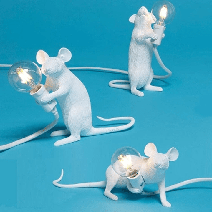 Skanto | Doctor Mousey – Originelle Designer-Mauslampe für Tisch oder Regal