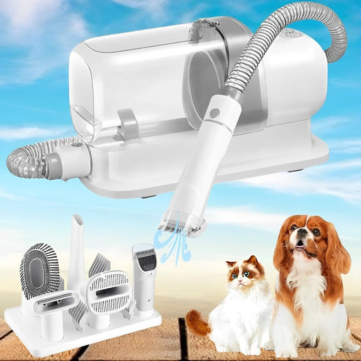 Skanto | 5-in-1 Tierpflege-Staubsauger und Schermaschinen-Set