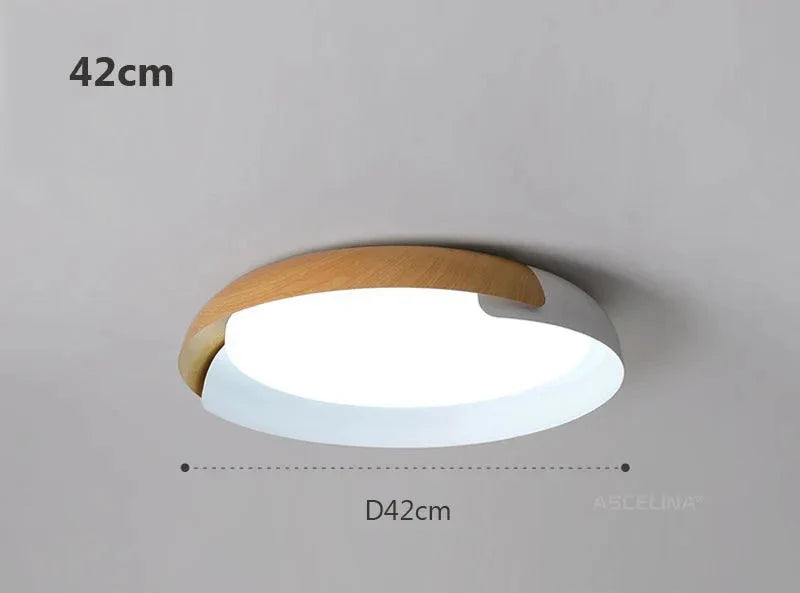 Skanto | Moderne Pendelleuchte mit Holz-Finish – Elegante LED-Beleuchtung für das Wohnzimmer