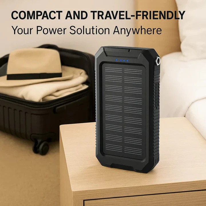 Skanto | 30 000mAh Solar-Ladegerät Wasserdichte Powerbank Extern