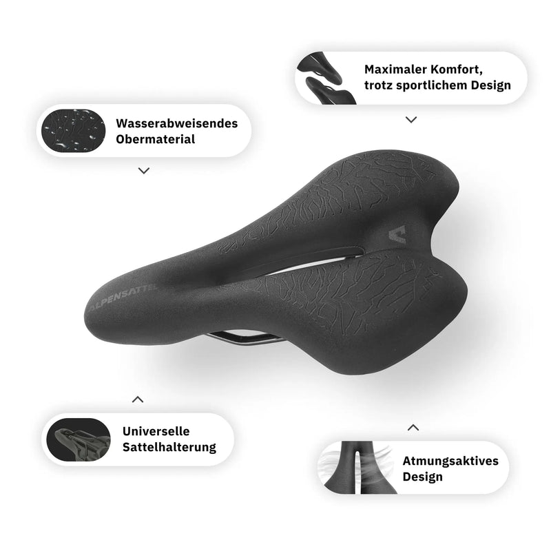 Ergonomischer Fahrradsattel | Nie wieder Rücken- & Gesäßschmerzen | Skanto