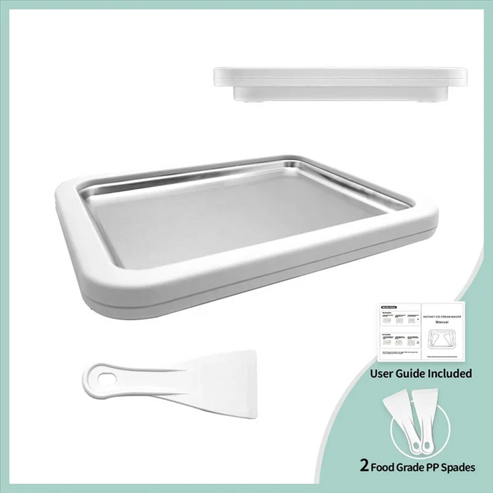 Skanto | Edelstahl-Eiscreme-Rollmaker für Zuhause