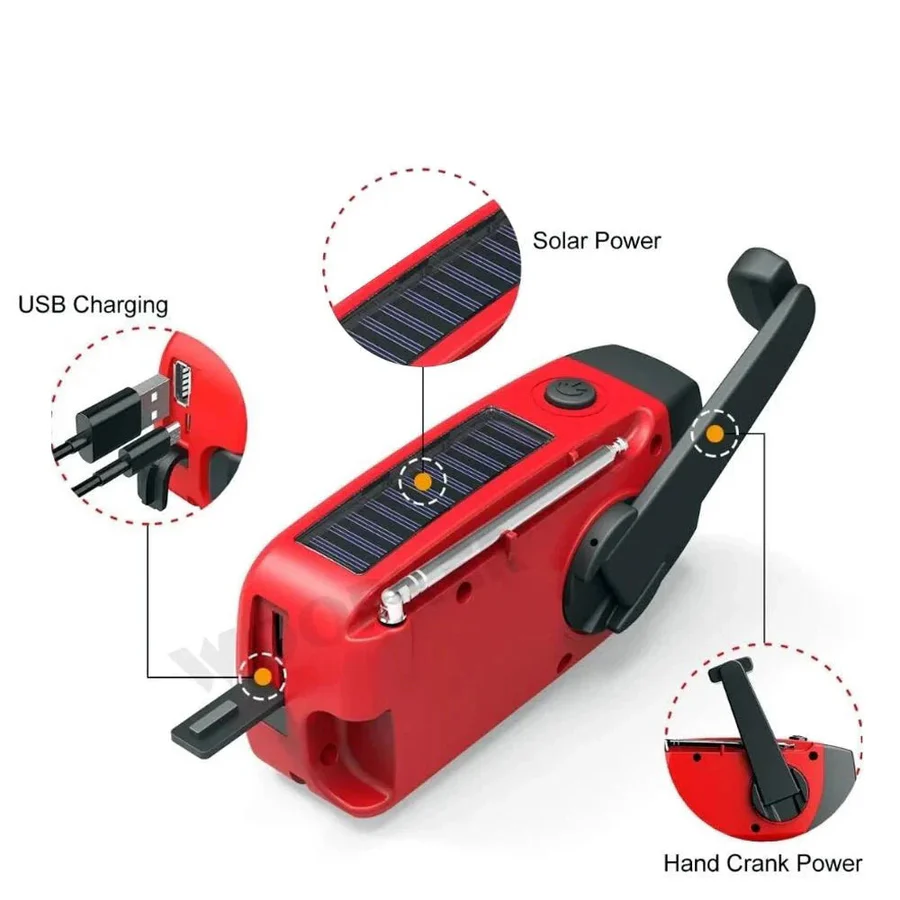 Skanto | All-in-One Notfallradio mit Solarstrom und Powerbank