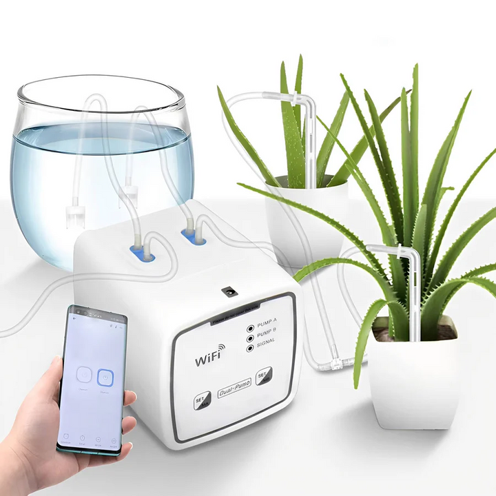 Skanto | WiFi Smart Automatische Pflanzenbewässerung für bis zu 20 Töpfe