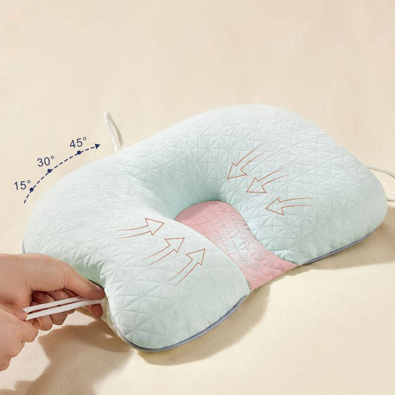Babykissen mit Memory-Schaum und Baumwollbezug, tragbares Baby-Stützkissen