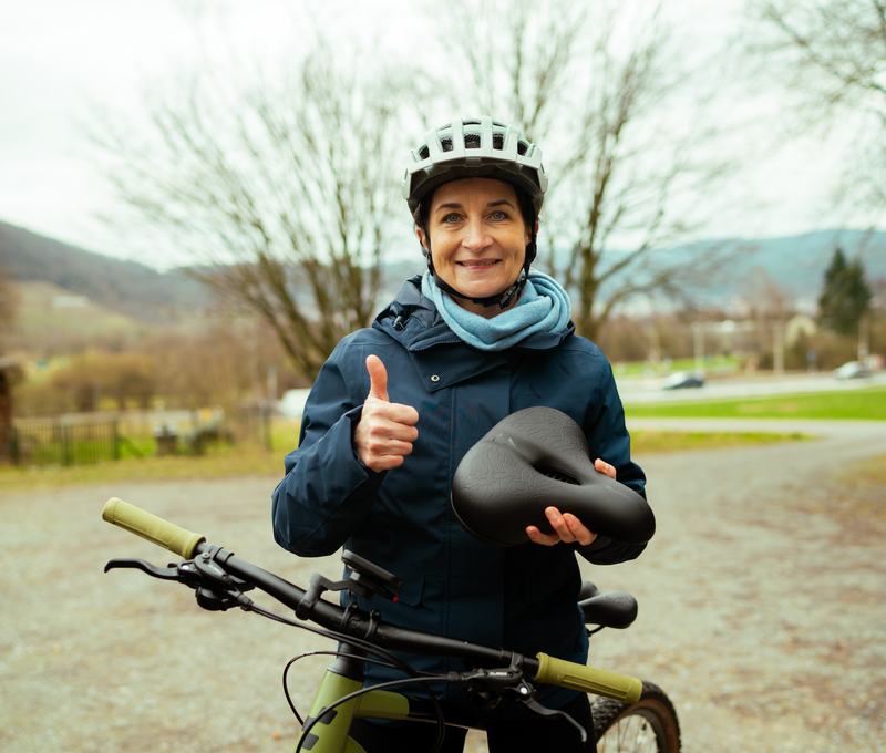 Ergonomischer Fahrradsattel | Nie wieder Rücken- & Gesäßschmerzen | Skanto