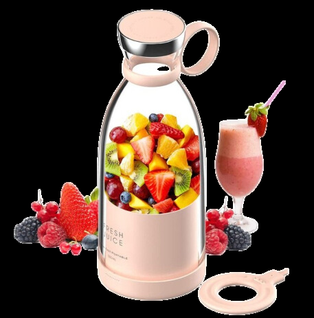 Skanto | Kompakter tragbarer Smoothie-Mixer mit Fruchtbehälter und Trinkdeckel