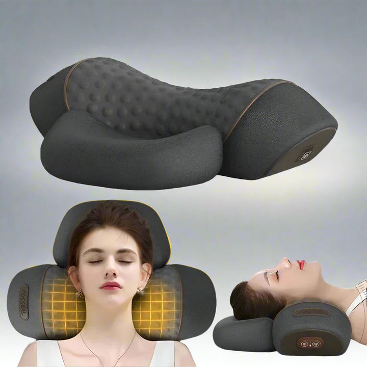Skanto | Elektrisches Kopf- und Nackenmassagekissen Nackenkissen