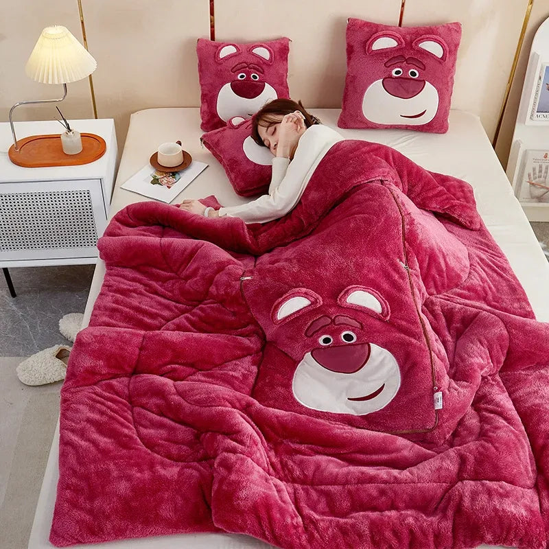 Skanto | Umwandelbare CozyNest Decken-Kissen-Kombination für Gemütlichkeit zu Hause