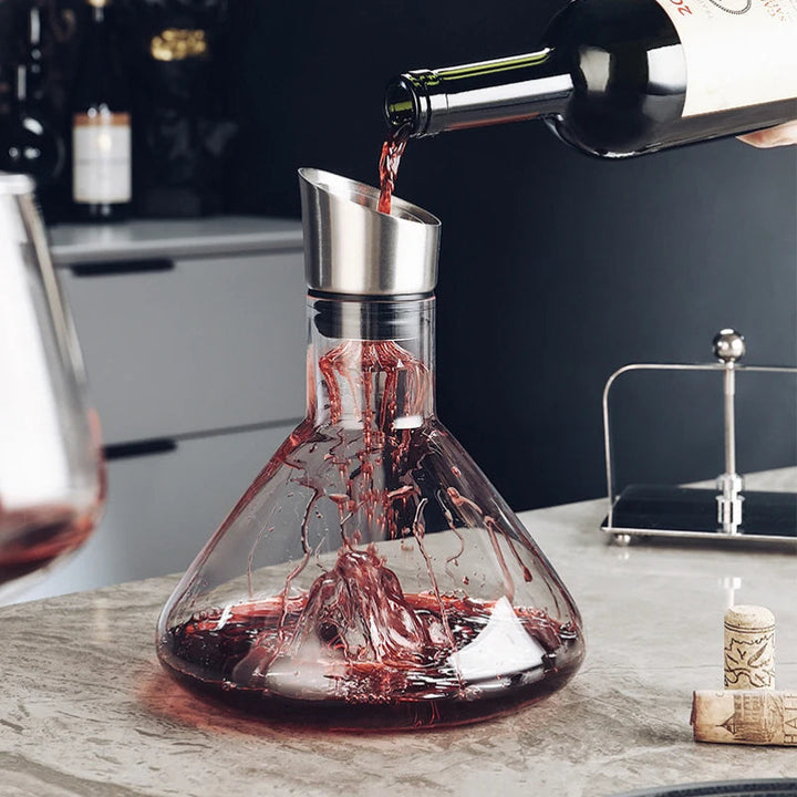 1500ml Weinkaraffe mit Luftöffner