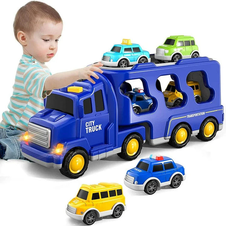 FunCity Trucks - Spielset mit Lichtern und Sound Skanto