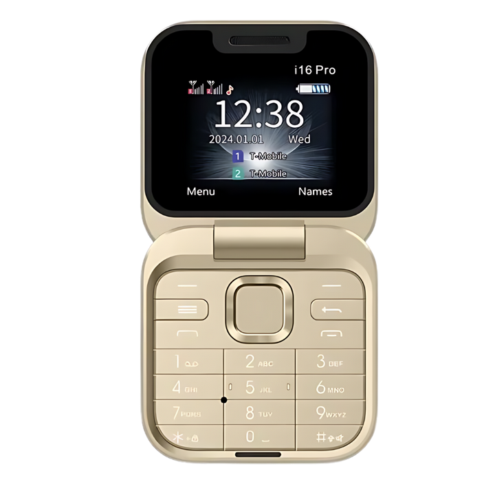 Kleines faltbares Dual-SIM-Mobiltelefon