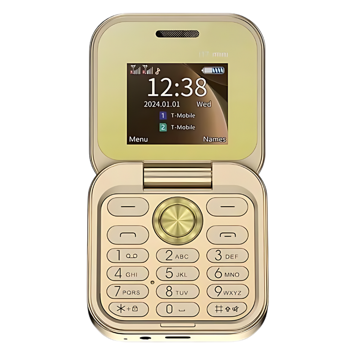 Kleines faltbares Dual-SIM-Mobiltelefon