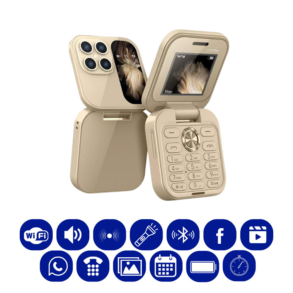 Kleines faltbares Dual-SIM-Mobiltelefon