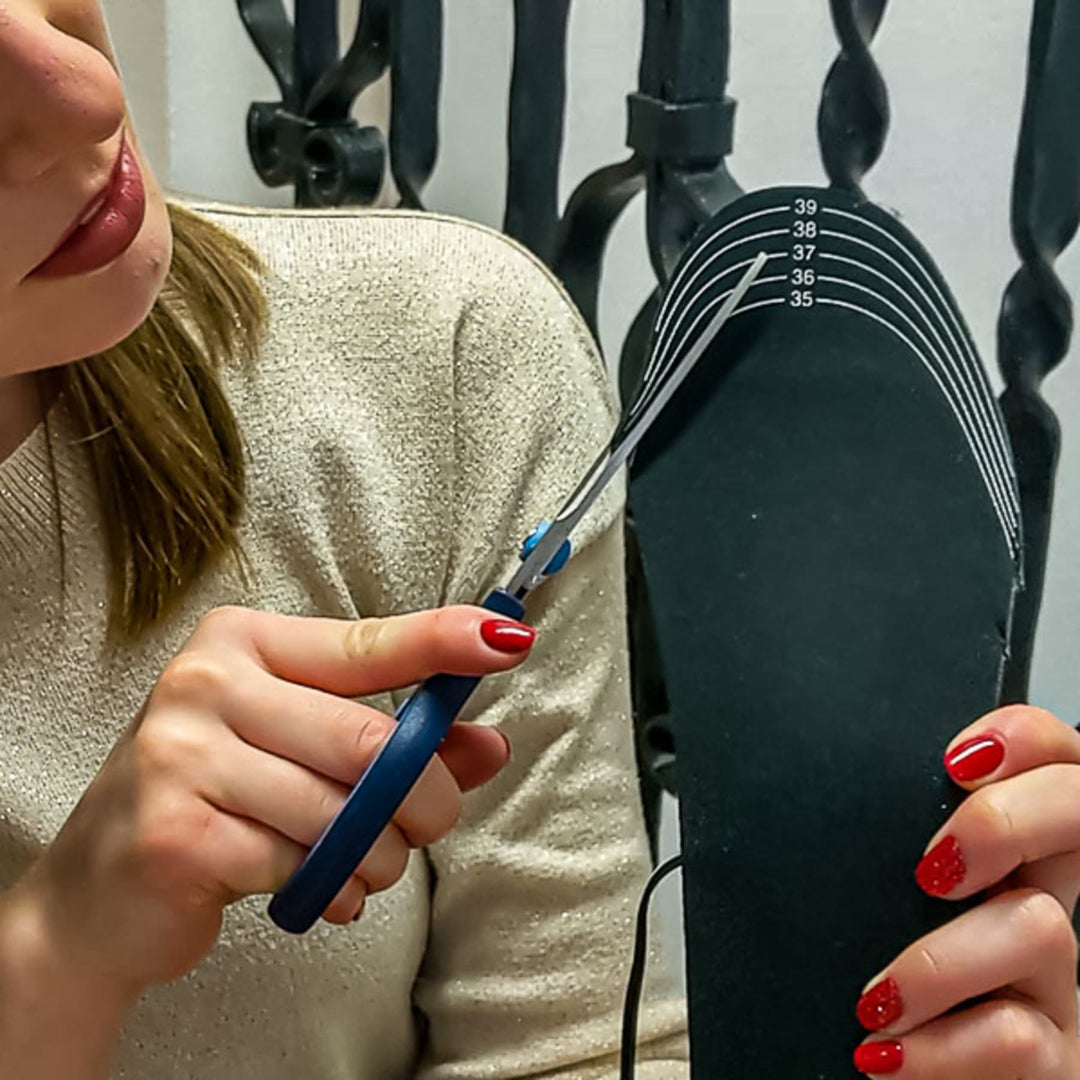 Skanto | Wiederaufladbare beheizte Einlegesohlen – USB-aufladbar mit einstellbaren Heizstufen