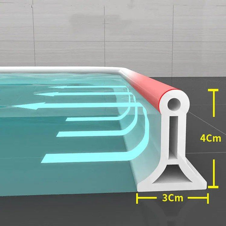 Skanto | FlexiSeal Duschdichtung — Nie wieder nasse Böden & Badfrust, bleiben Sie trocken – völlig stressfreie Installation!