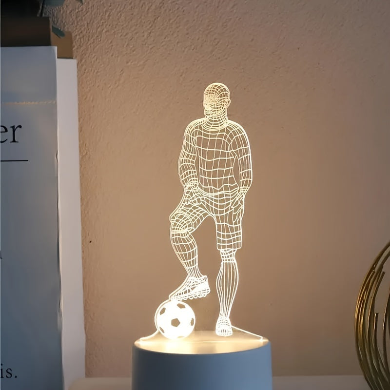 Skanto | Football Player 3D Lampe – Für eine sportliche Atmosphäre