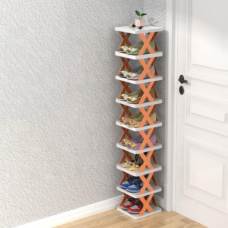 Vertikales Schuhregal | Platzsparende mehrstufige Aufbewahrung Skanto