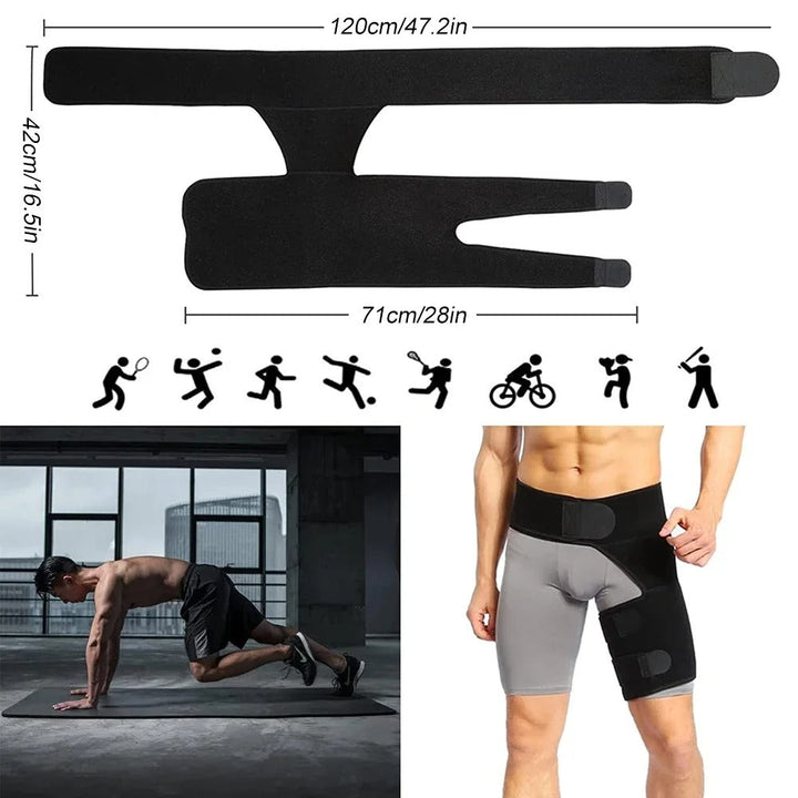 Skanto | HipFlex Pro – Verstellbare orthopädische Hüftstütze zur Schmerzlinderung und Unterstützung