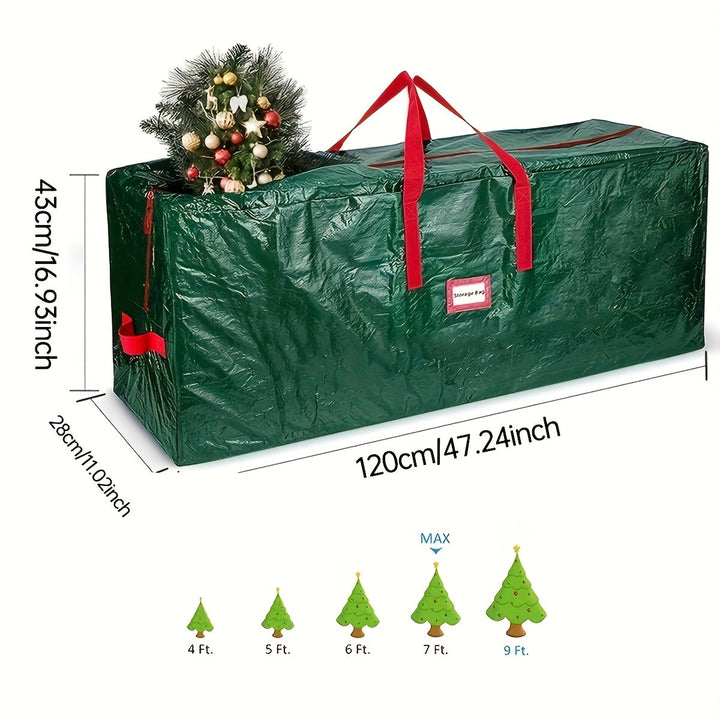 Skanto | Große Aufbewahrungstasche für künstliche Weihnachtsbäume – Wasserdichtes und strapazierfähiges Polyester Modell TreeTote