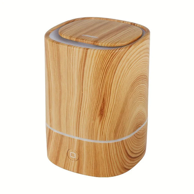 Skanto | Ultraschall-Luftbefeuchter in Holzoptik – Leiser Aroma-Diffusor mit LED & Auto-Abschaltung