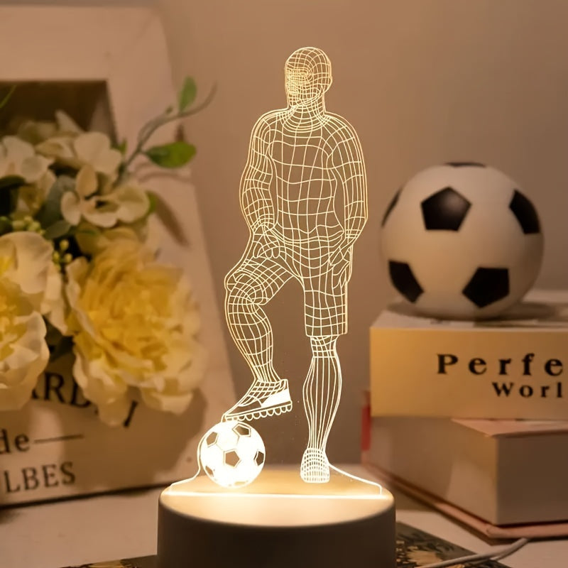 Skanto | Football Player 3D Lampe – Für eine sportliche Atmosphäre