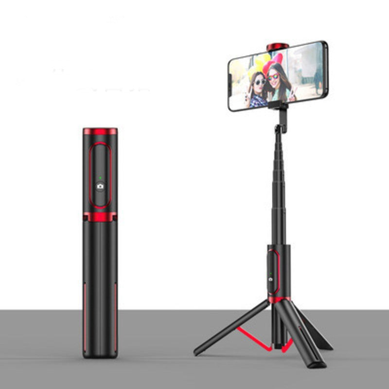 Skanto | Kompakter, ausziehbarer Bluetooth Selfie Stick mit stabilem Stativ und 360°-Drehdesign