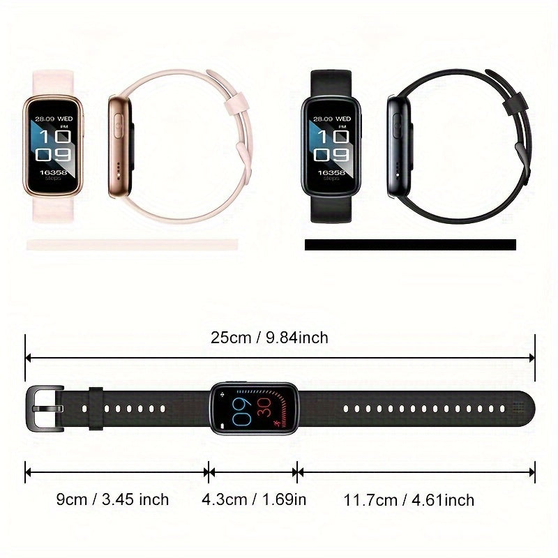 Skanto | Wasserdichte Silikon Fitness Tracker Smartwatch