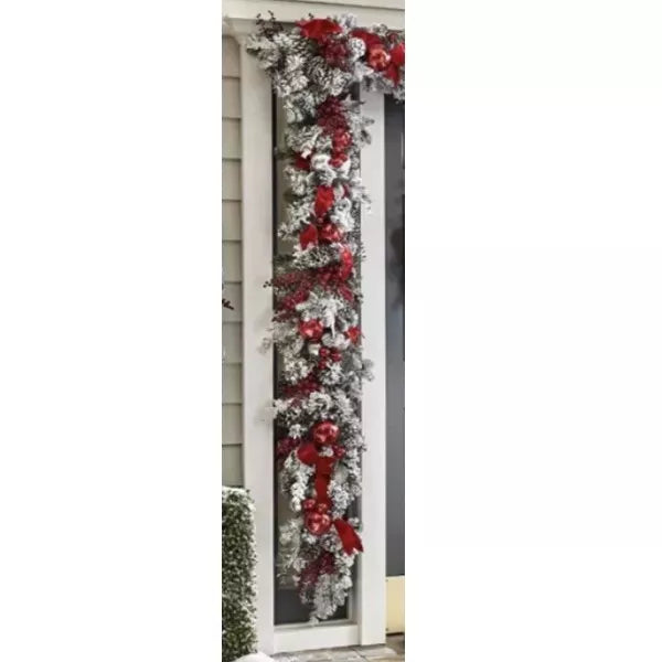 Skanto | Die kabellose vorbeleuchtete rot-weiße Weihnachtsdekoration